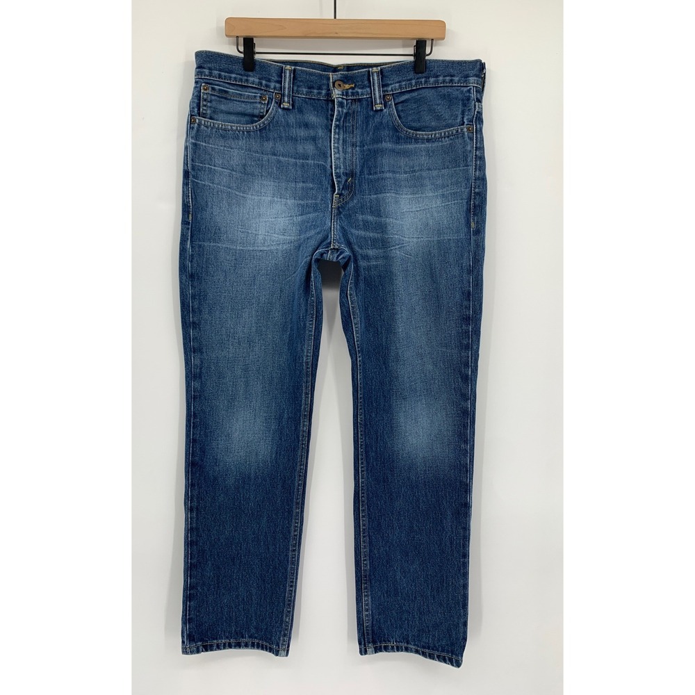 Vintage Levis 511 Jeans Men 36x30 Blue Skinny Fit Cotton Fade Denim Pants